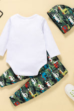 Load image into Gallery viewer, Baby Boy Graphic Bodysuit and Car Print Pants Set