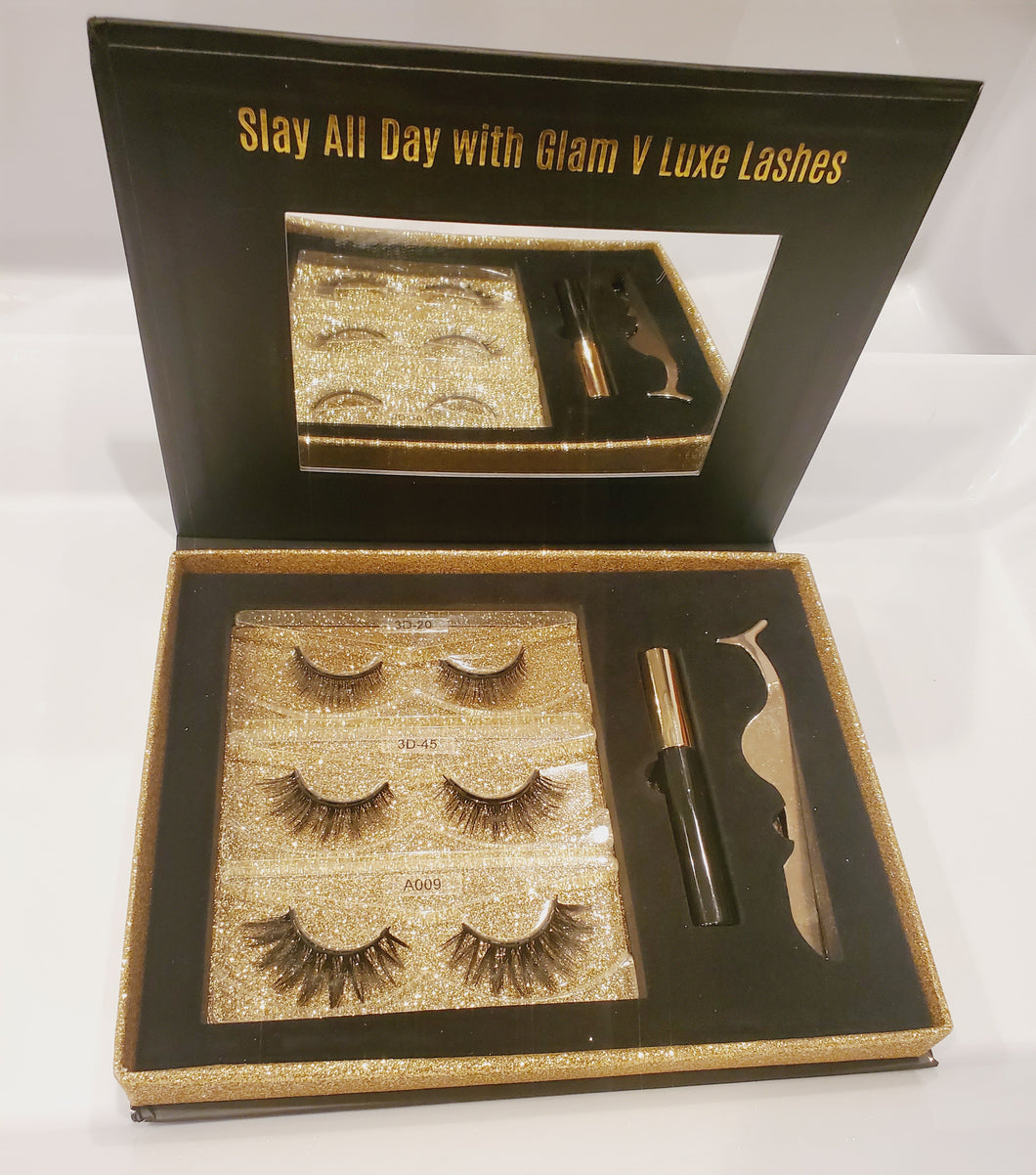 Glam V Luxe Magnetic Cute and Sassy Lashes- The Glam Lash Box 2