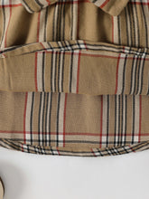 Load image into Gallery viewer, Girls Spliced Plaid Tie Waist Dress