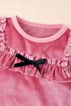 Load image into Gallery viewer, Baby Girls' Velour Jumpsuit
