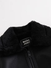 Load image into Gallery viewer, MARC & JANIE Boys Fleece Lined PU Leather Jacket
