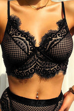 Load image into Gallery viewer, Eyelash Lace Bra Set