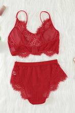 Load image into Gallery viewer, Eyelash Lace Bra Set