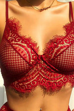 Load image into Gallery viewer, Eyelash Lace Bra Set
