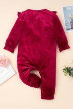 Load image into Gallery viewer, Baby Girls' Velour Jumpsuit