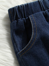 Load image into Gallery viewer, Kids Heart Graphic Sweatshirt and Destroyed Pants Set