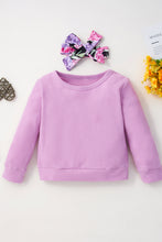 Load image into Gallery viewer, Baby Girls' Top and Floral Bell Bottoms Pants Set