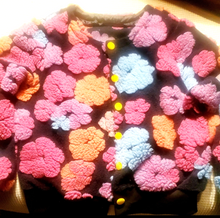 Load image into Gallery viewer, Glam V Luxe Flower Bomb Jacket with Puff Floral Flowers