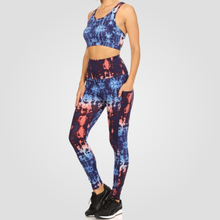 Load image into Gallery viewer, Tie Dye Yoga Set