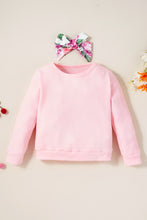 Load image into Gallery viewer, Baby Girls' Top and Floral Bell Bottoms Pants Set