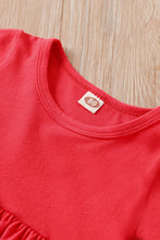 Load image into Gallery viewer, Toddler Girls' Peplum Top and Embroidered Jeans set