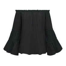 Load image into Gallery viewer, Off-Shoulder Frill Trim Blouse