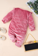 Load image into Gallery viewer, Baby Girls' Velour Jumpsuit
