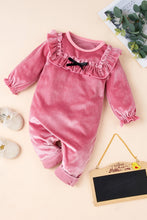 Load image into Gallery viewer, Baby Girls&#39; Velour Jumpsuit
